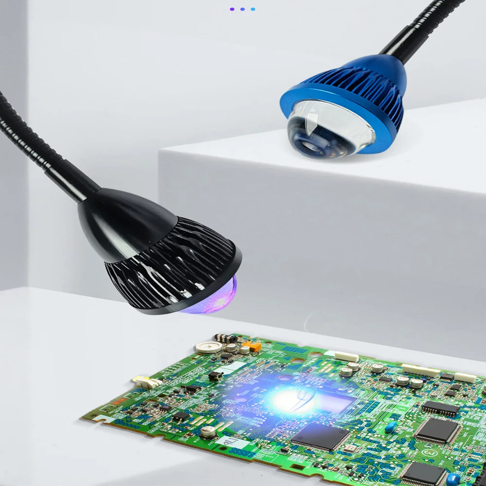 USB Ultraviolet Light UV Curing Lamp 365nm/395nm/405nm for Green Oil Resin Phone PCB Circuit Board Screen Repair Glue Drying