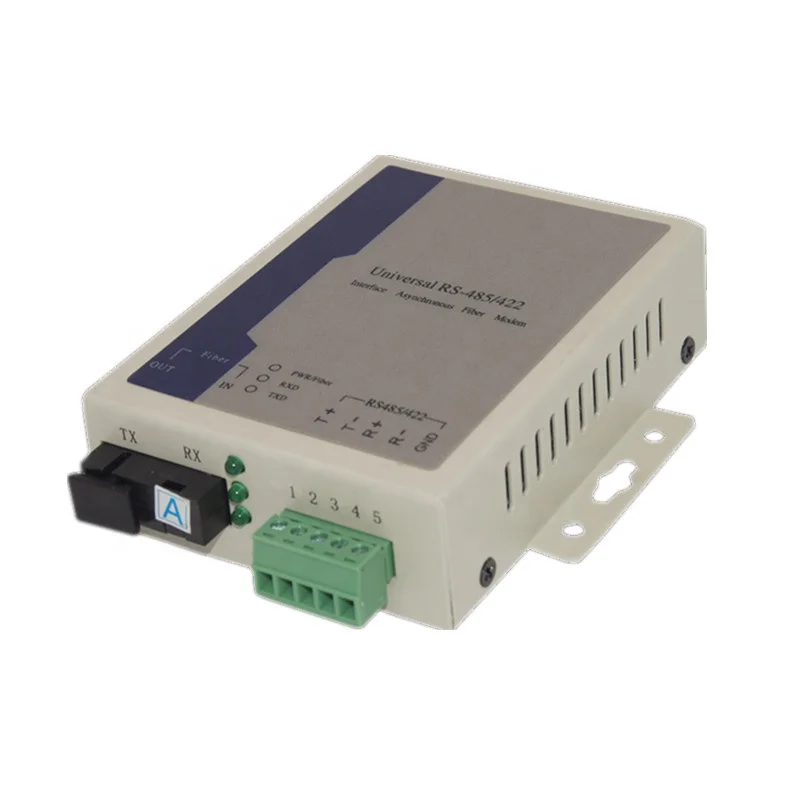 RS485 RS232 RS422 Optical Modem Data Modulation Mediator Fiber Optic Transceivers Media Converter