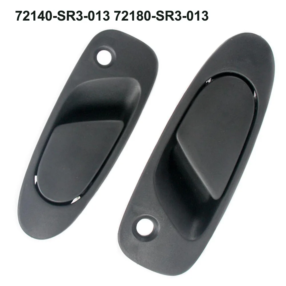 

Accessories Exterior Door Handle 72140-SR3-013 72180-SR3-013 1 Pair Black Front Exterior Door Handle Plastic Brand New