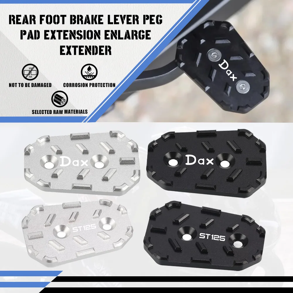 

Motorcycle DAX 125 ST125 Brake Lever Pedal Enlarger Extension Pad For Honda DAX125 ST 125 DAX 125ST 125DAX 2022 2023 2024 2025