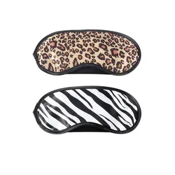 Dacron Sleep Mask Soft Comfortable Sleeping Eye Mask Leopard Zebra New Style Work Study Home Travel Portable Eye Cover