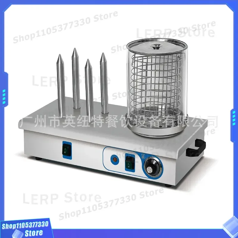 Electric Hot Dog Roller Grill Machine Commercial Sausage Steamer Warmer for Street Food Stall Multi Functional Heating