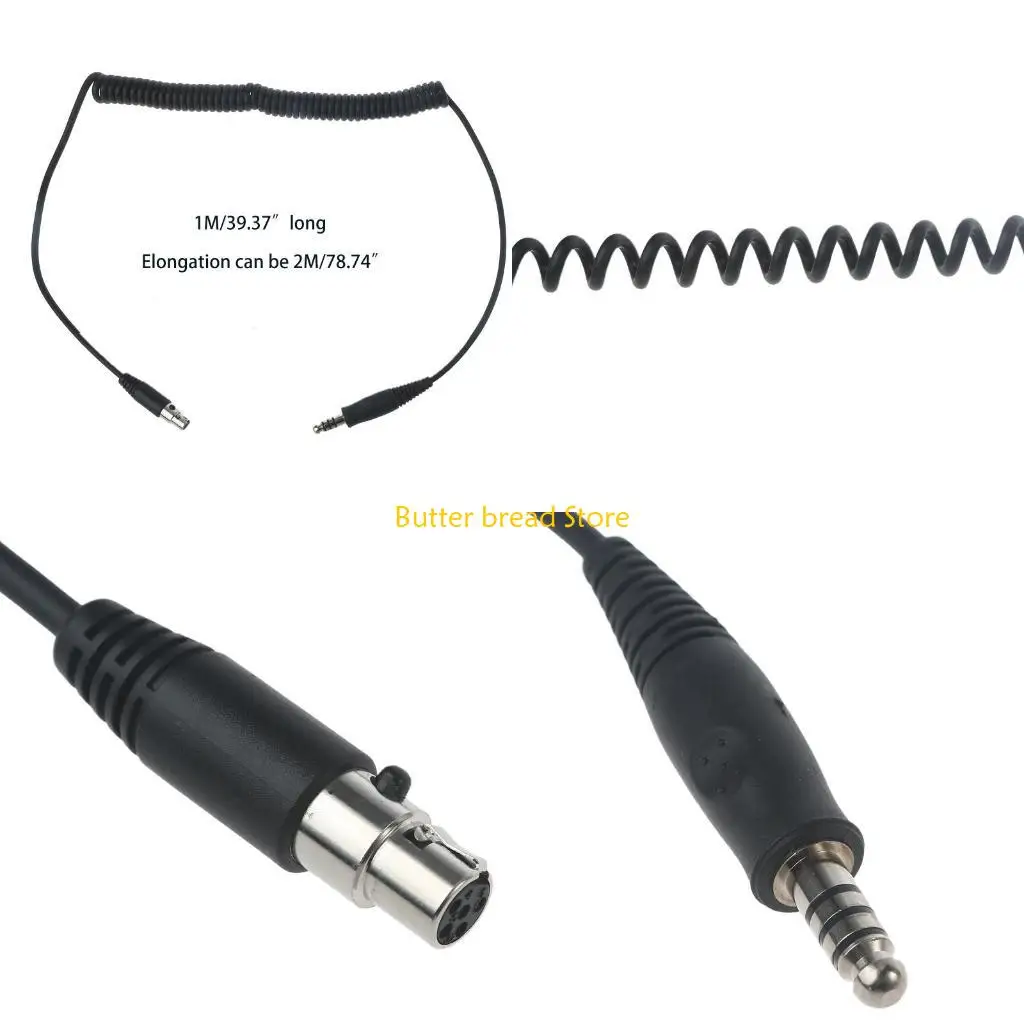 

W89C U174 Разъем для витого кабеля Mini XLR5 для радиостанций и гарнитур военных вертолетов