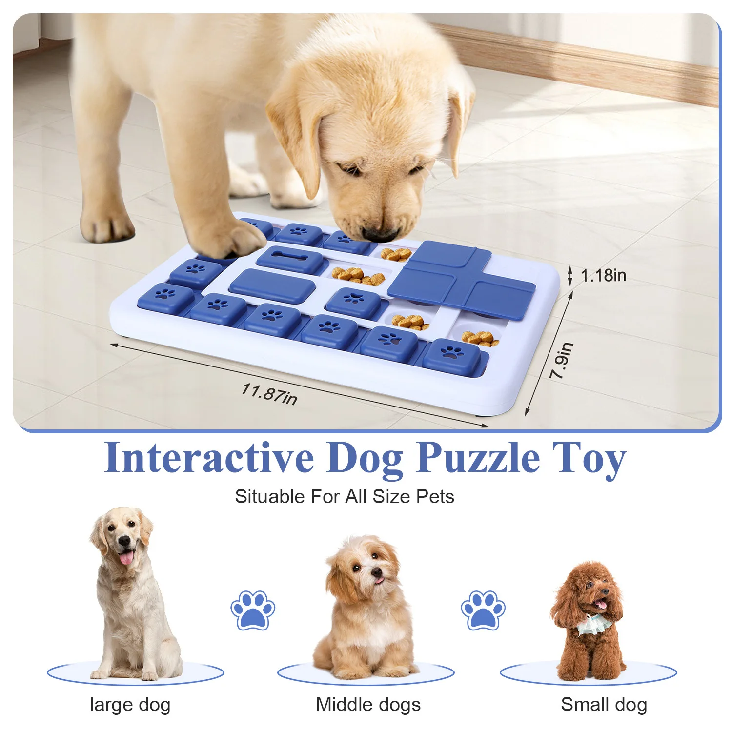 Dog Toys For Puppies Interactive Dog Toys For Training DogEnrichment Toys For Large Medium Small Smart Dogs Pet Puzzles To