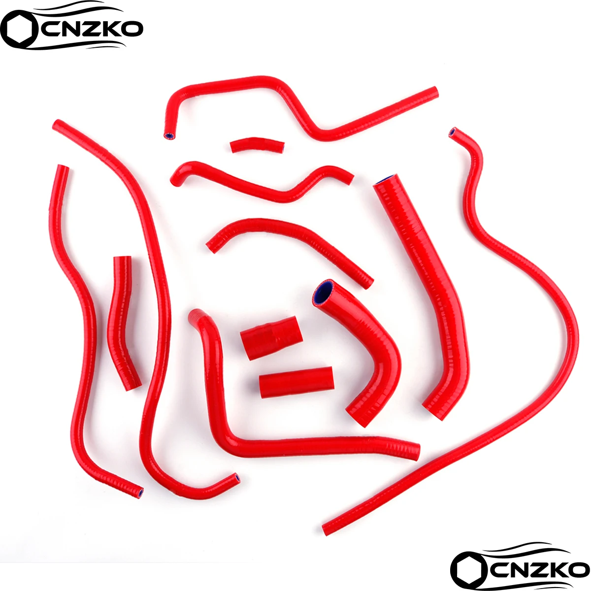 

CNZKO для 2009-2014 Yamaha YZFR1 YZF R1 мотоциклетный силиконовый радиатор, трубка охлаждающей жидкости, комплект шлангов