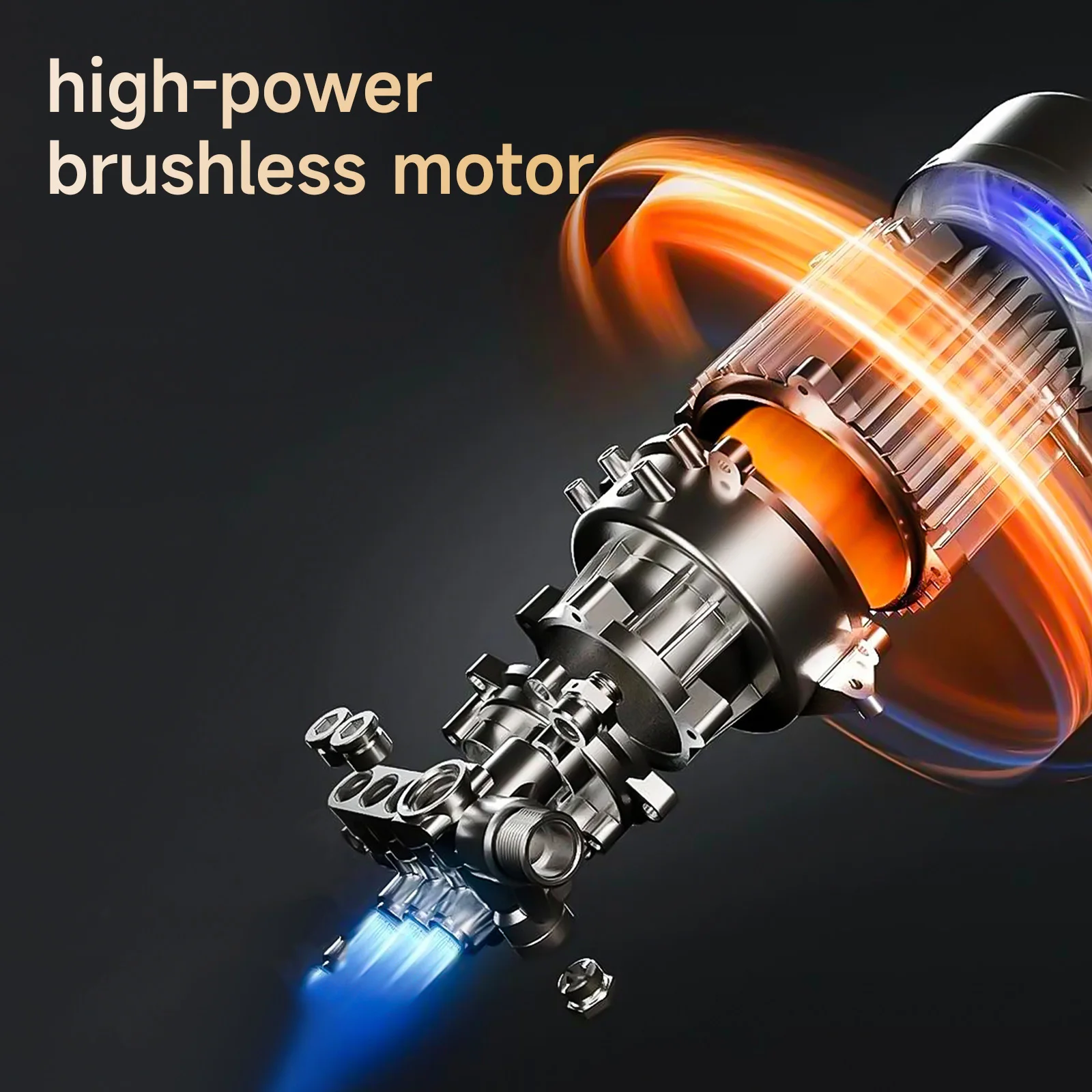 130000 Высокоскоростной турбовентилятор об/мин — беспроводной высокоскоростной бесщеточный двигатель, инструмент для чистки, удаление снега, промышленный пылесос