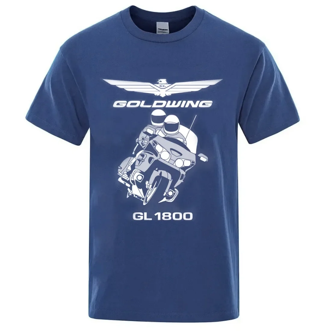 Effex Goldwing GL1800 Motorcycle T-Shirt Black Streetwear Tees Men Women Cotton Oversized Short Sleeve High Quality Casual Tops