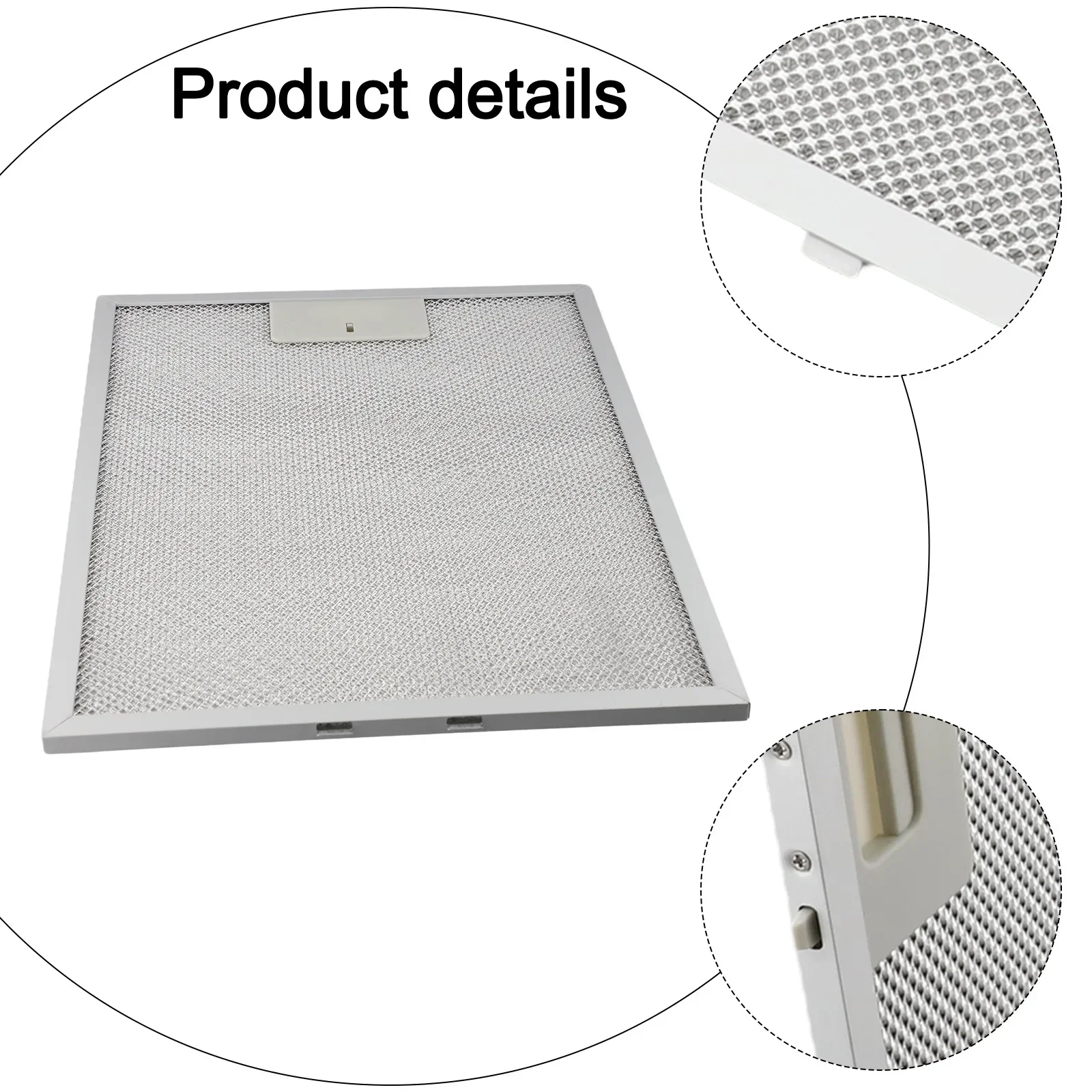 For Range Hoods For Kitchen Ventilation Range Hood Filter Metal Mesh Extractor Filter 363x277x9mm 5 Layers Filtration