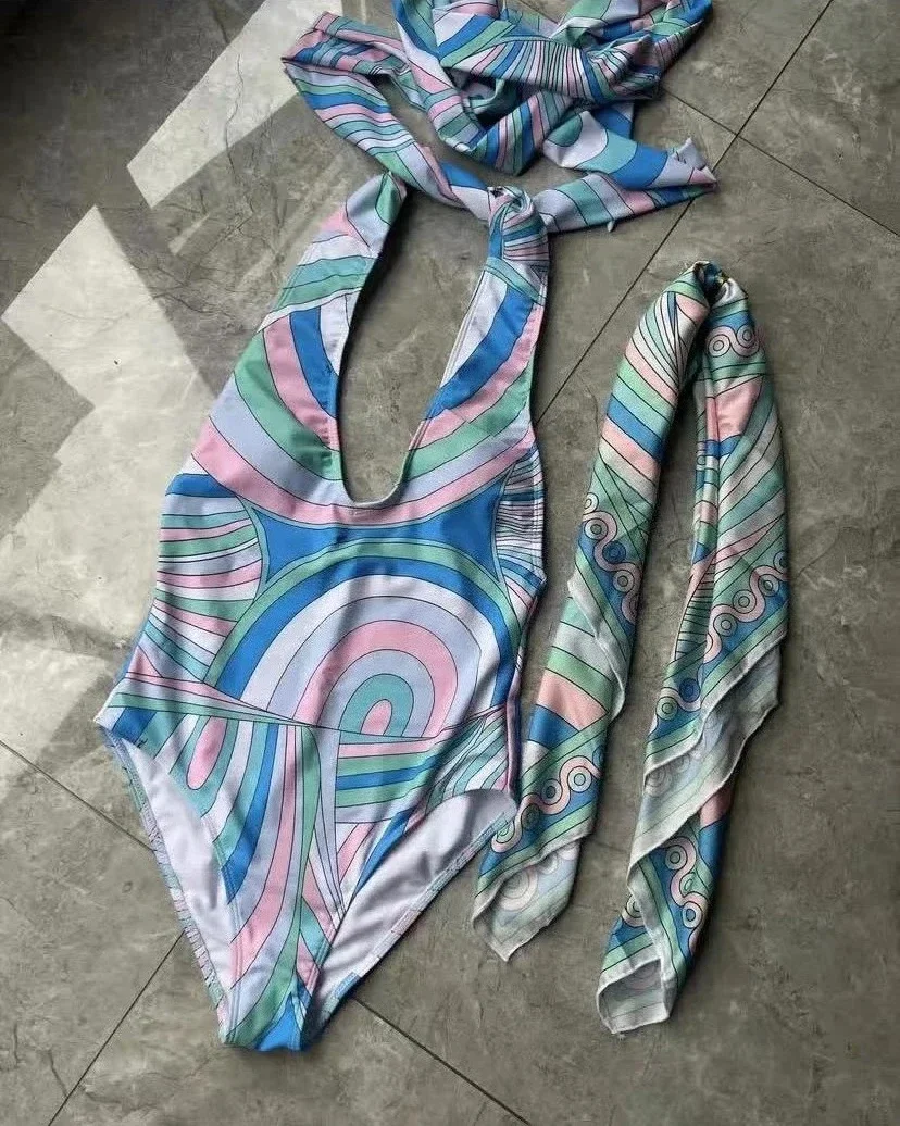 scarf swimsuit