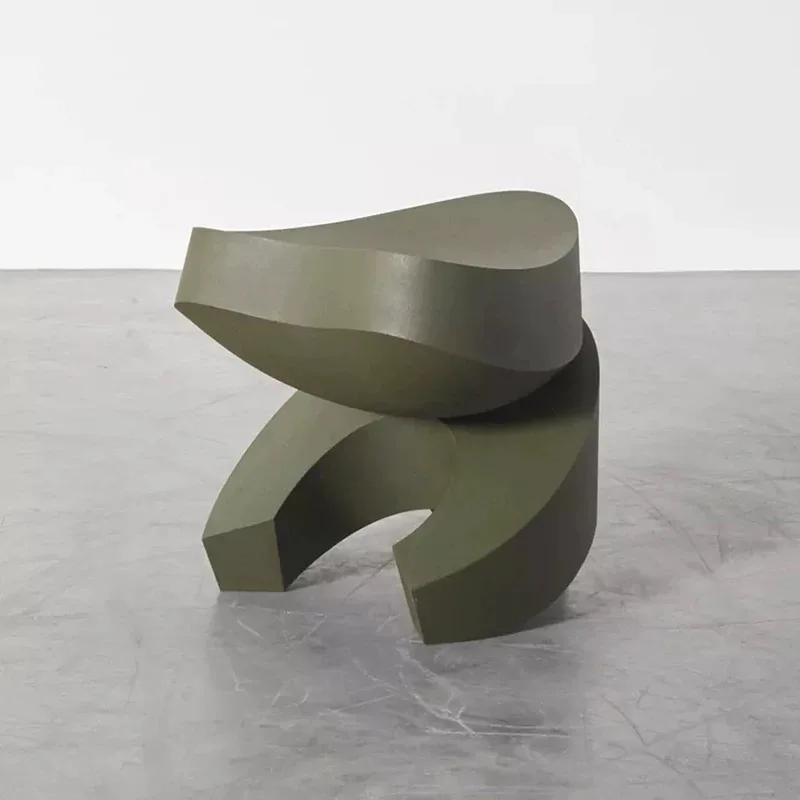 

Creative personalized design FRP living room low stool modern simple special-shaped casual