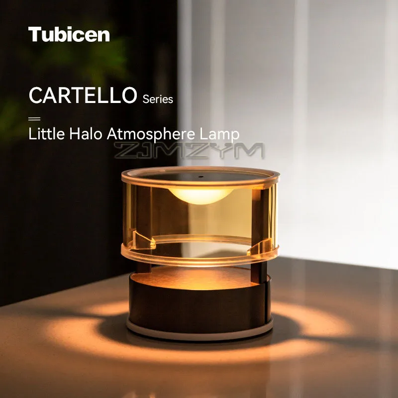 Touch Switch Night Light Retro Bedroom Bedside Decoration Lamp Luxury High-end Atmosphere Light Wireless Charging Table lamp