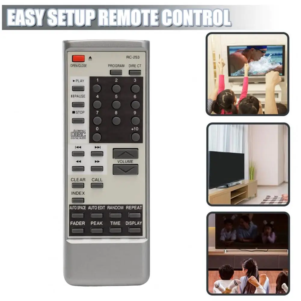 Remote Control Universal Remote Control Tanpa Program Pengganti Remote Control untuk Denon Dcd2800 1015cd Dcd7.5 S Compact Disc