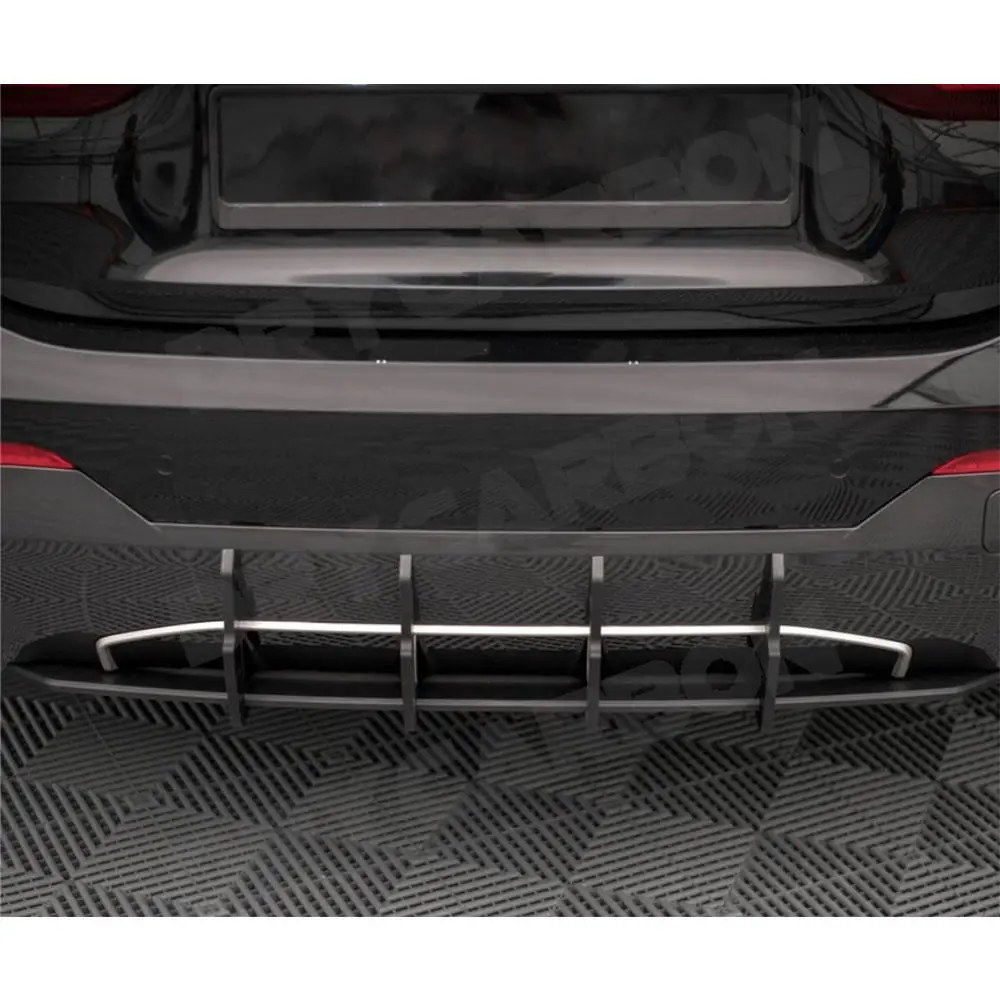 

Rear Bumper Diffuser Spoiler Canards Splitters Trims Car Styling Accessories For BMW 4 Series G22 G23 Coupe 2021 +