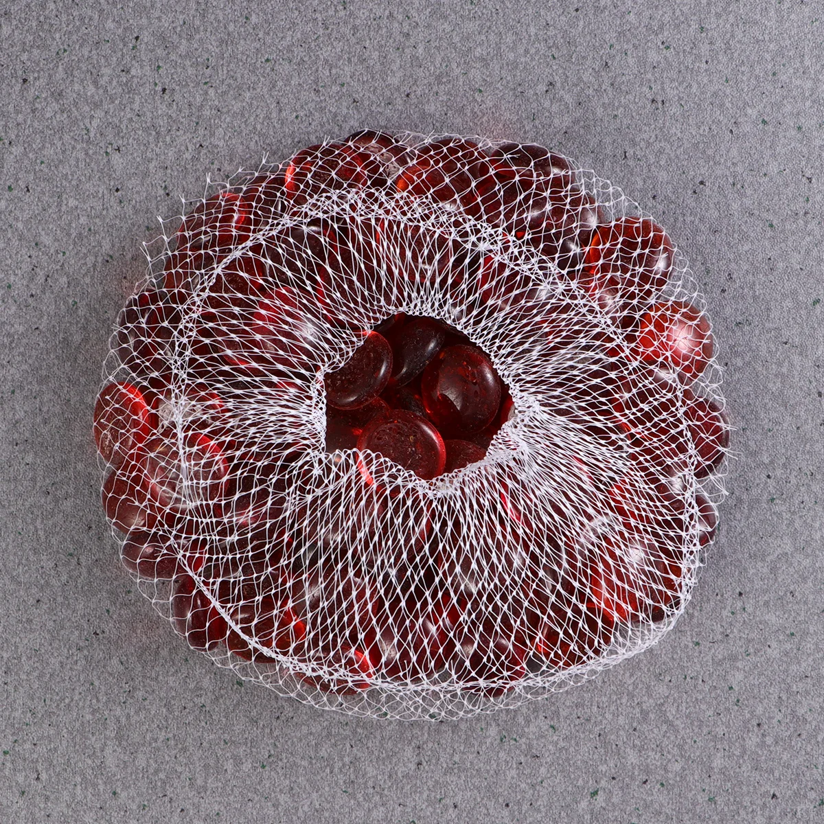 

1 set Red Flat Glass 500G Transparent Craft For Diy Jewelry Making Fish Tank Decor Aquarium Gravel Vase Filler Red Glass Beads