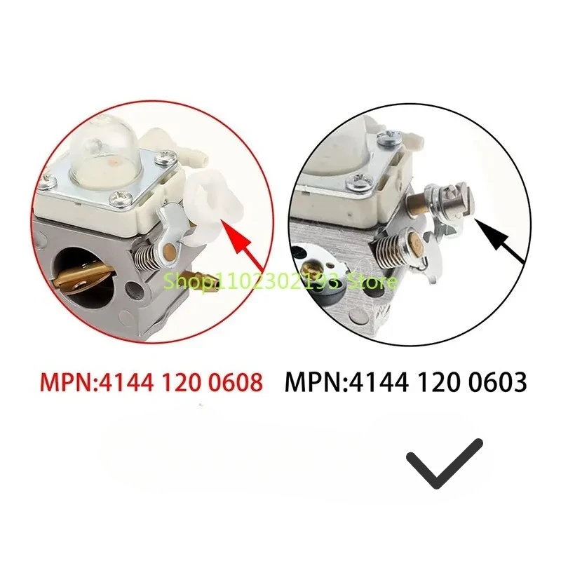 Imagem -05 - Carburador para Zama C1m-s207 Stihl Fs40 Fs50 Fs56 Fs70 Km56 4144 120 0603 41441200603
