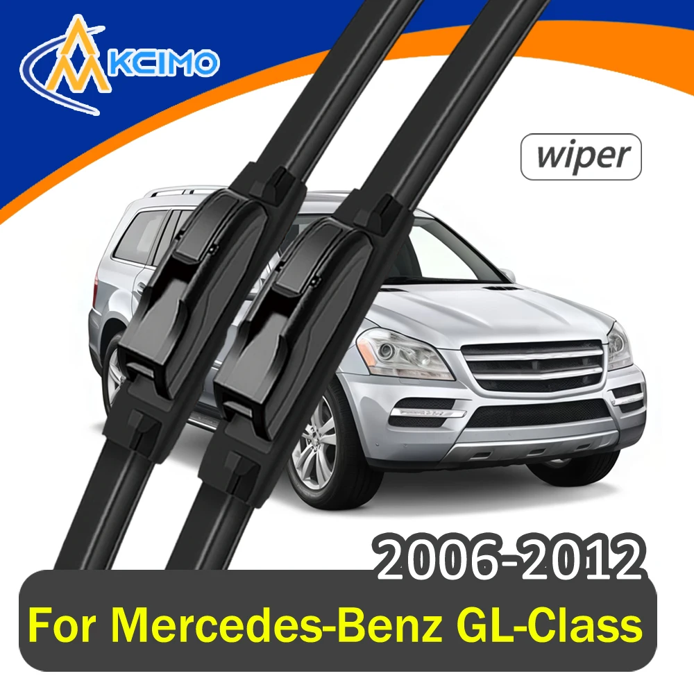 

2PCS Wiper Blade Replacement For Mercedes-Benz GL-Class X164 2006-2012 Direct Fit Windshield Wipers Hook On Type