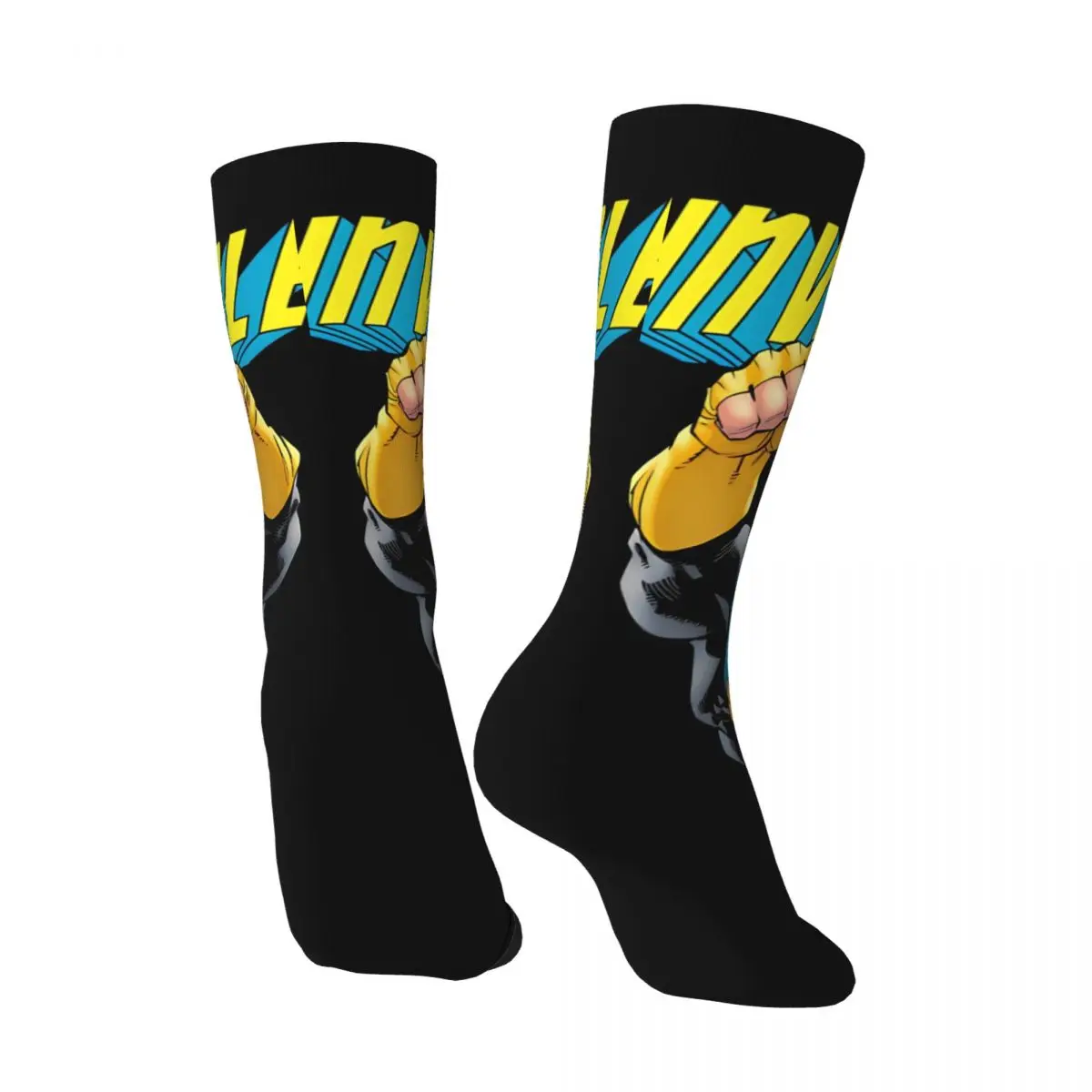 Hip Hop Vintage Invincible Mark Grayson Crazy Men's compression Socks Unisex Invincible Harajuku Seamless Printed Funny Novelty