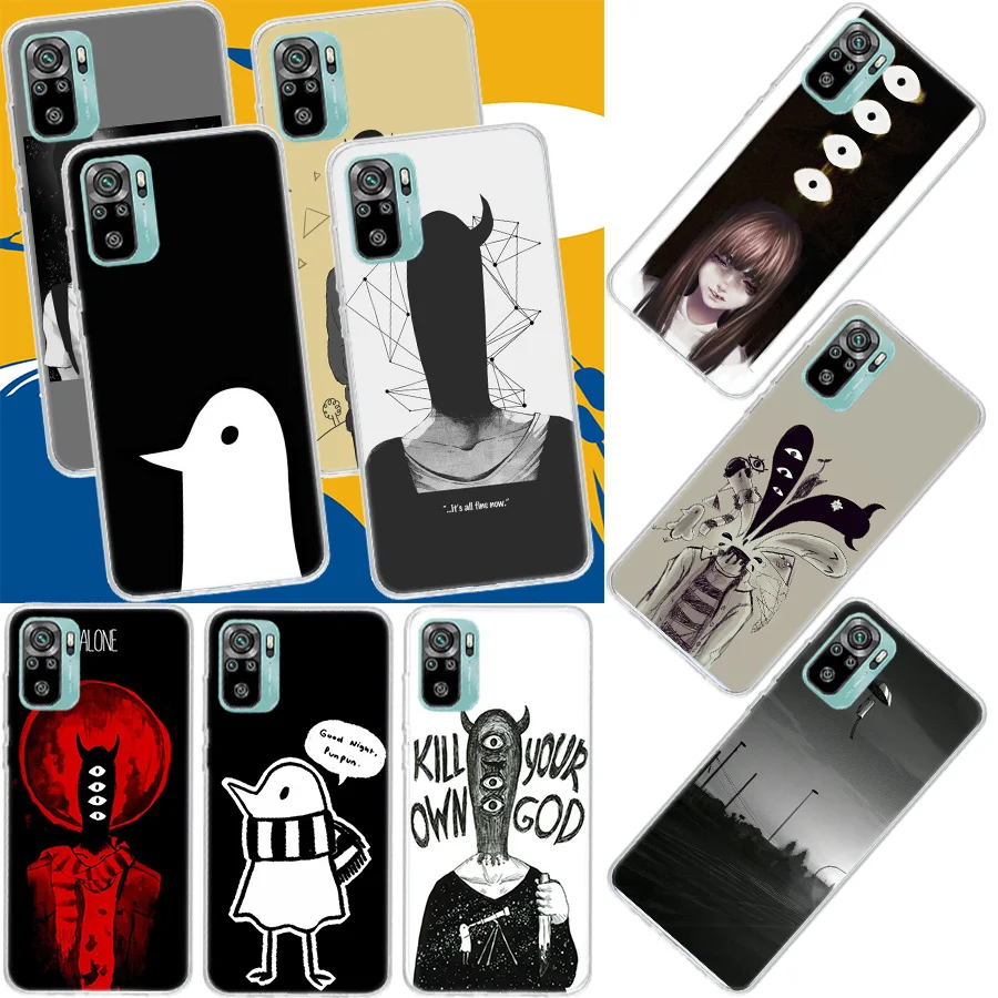 Oyasumi Punpun Phone Case For Xiaomi Poco M3 M4 M5 M5S X3 GT X4 F6 X5 X6 Pro F5 F4 F3 F2 F1 Mi CC9 Note 10 Lite Cover Soft Capa