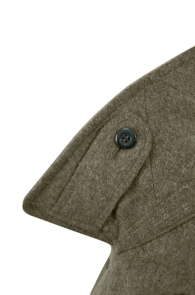 GUGA-009 WWII tedesco M40 Heer DAK EM marrone lana grande cappotto