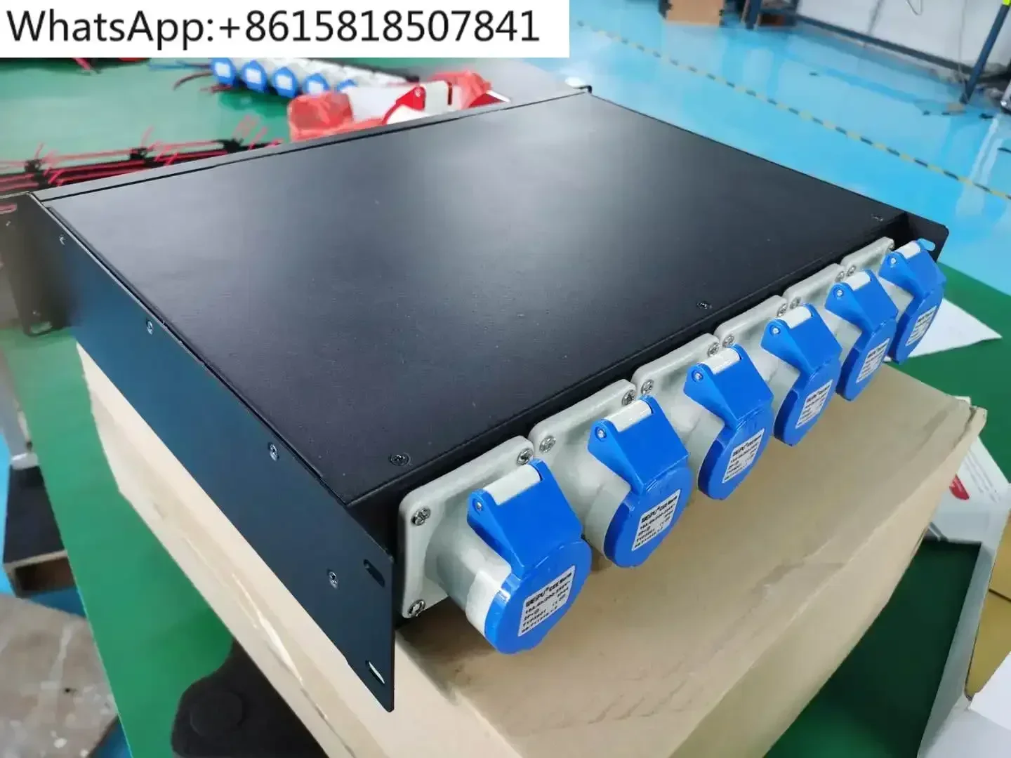 32A Three Phase 2U Rack Mount Panel Swith Board