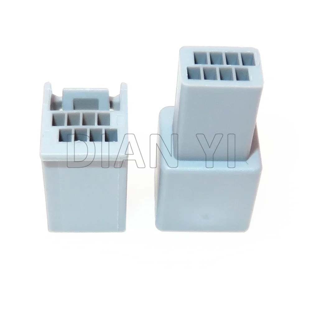 1 Set Konektor Kabel Pria Wanita Mobil Perakitan AC 8 Arah dengan Kabel MX34008SF1 Miniatur Soket Terbuka Arus Rendah Otomatis