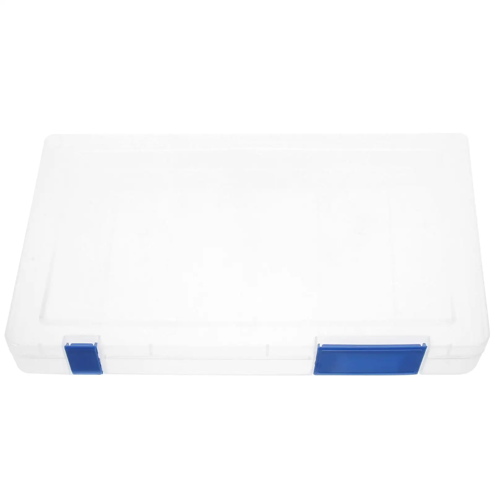 

A4 File Box Scrapbooking Portable Tote Birth Certificate Document Organizer Folder Black Plastic Transparent A4 Size