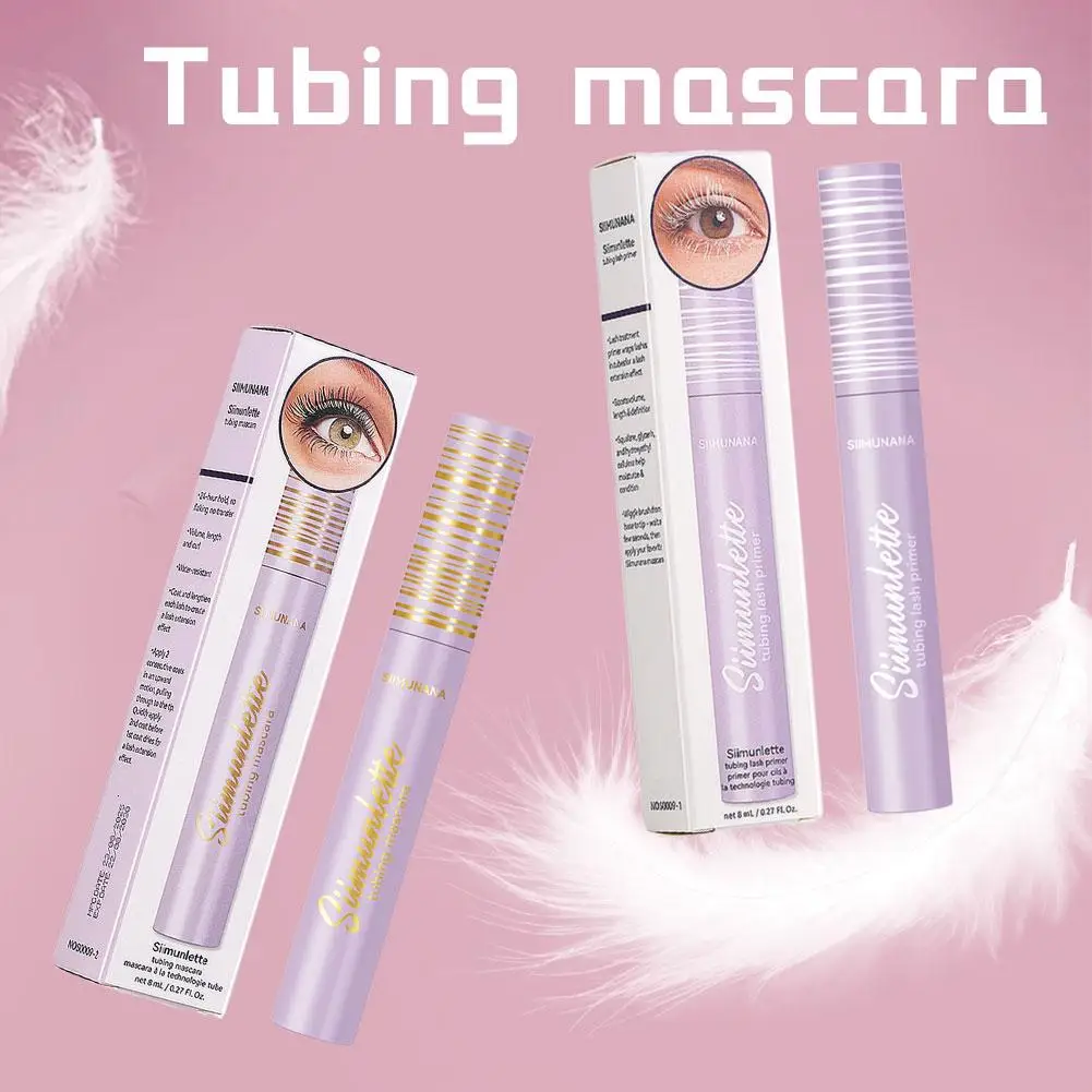 Verlängernde Curling-Mascara, wasserfest, wischfest, Eyeliner-Set, sanfte Formel, einfache Entfernung, Augen-Schönheits-Make-up, Geschenk