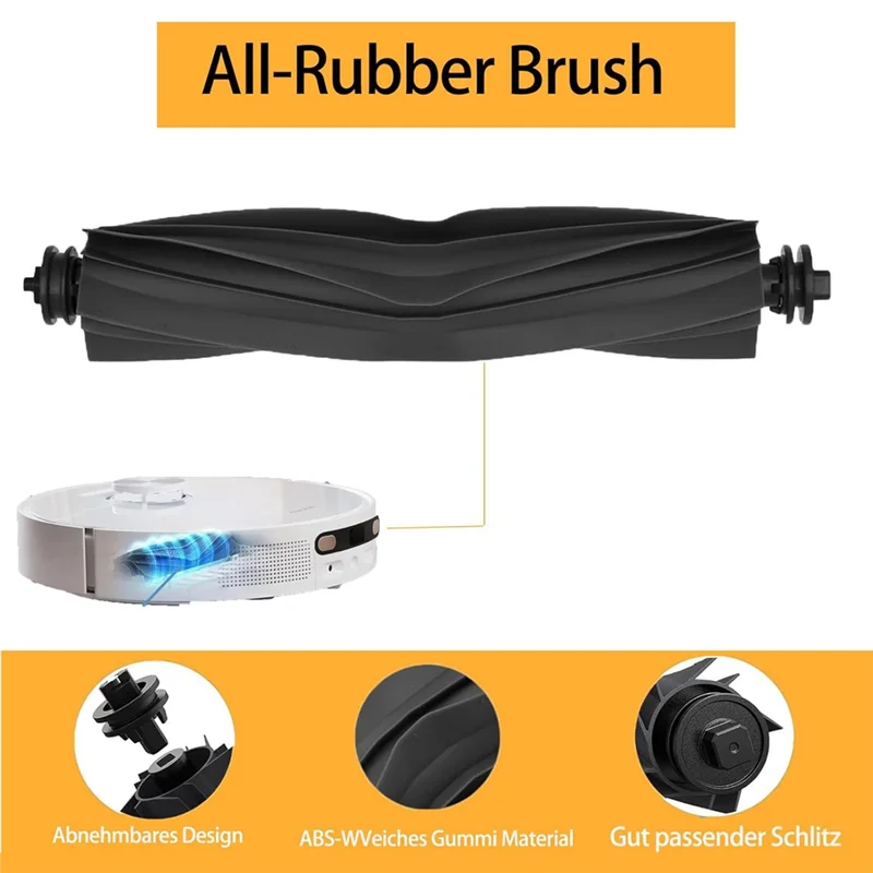 AB43-Комплект аксессуаров Fordreame L10s Ultra/L10 Ultra, X20+ Аксессуары Основные боковые щетки Hepa-фильтры Накладки для швабры Мешки для пыли