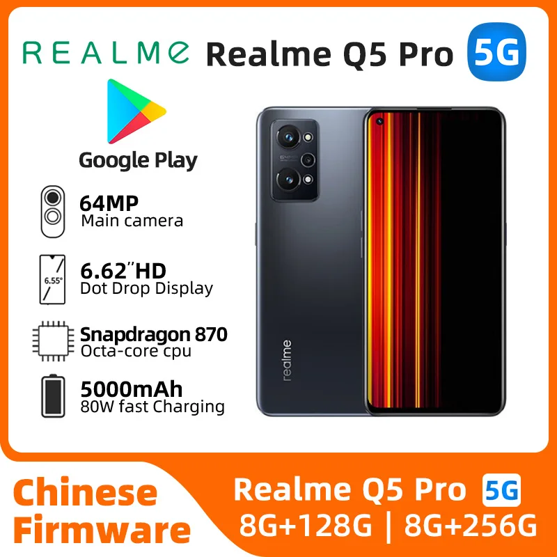 Realme Q5Pro Android 5G Unlocked 6.62 inch 256G All Colours in Good Condition Original used phone