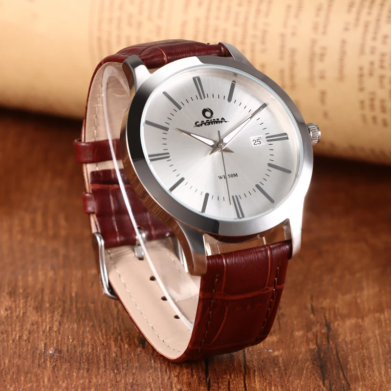 CASIMA Kasman-Men's Quartz Wristwatch, Simple Trend Chronograph, Versatile, Waterproof, Luminous, Model CR-5140-993