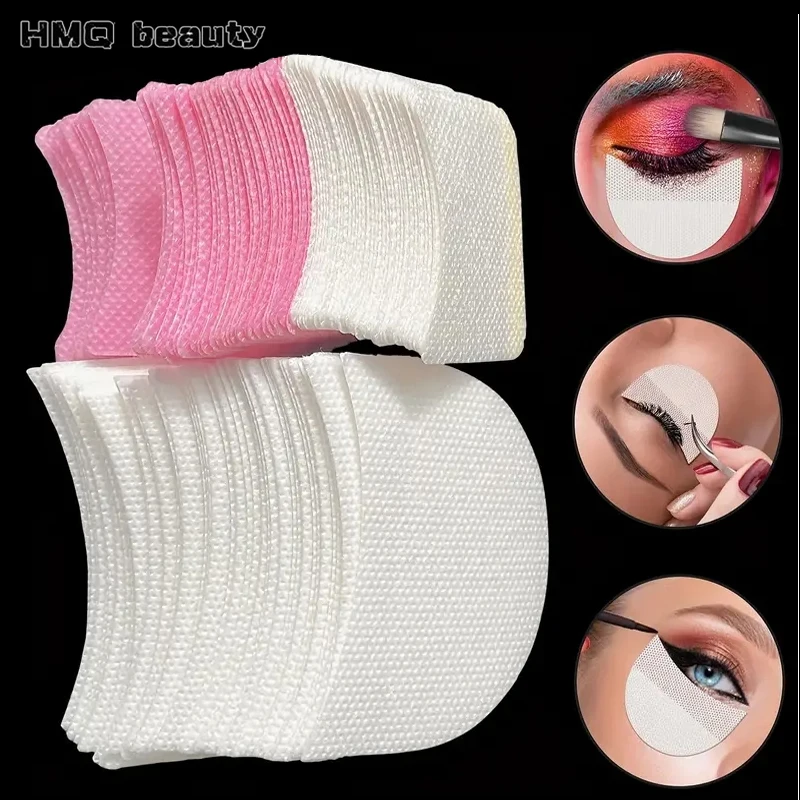 Disposable Cotton Eyelashes Patch Sticker for Removing Eyelashes Eyeshadow Shields Eye Pads Patch Eyelash Extension Makeup Tools