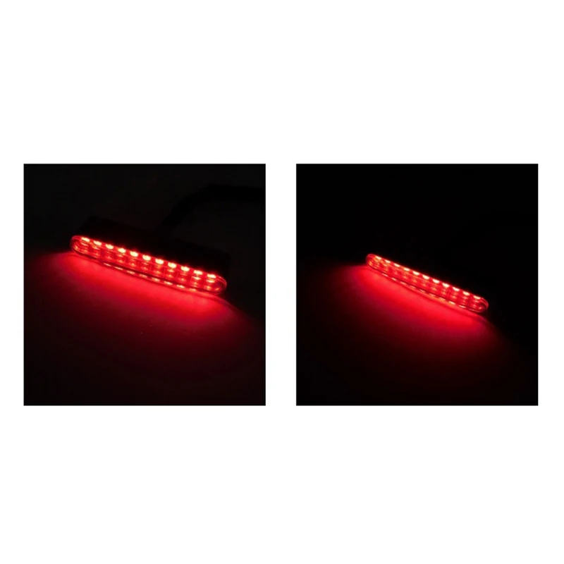 

Миниатюрный задний стоп-сигнал для мотоцикла/электровелосипеда, 12В, 11 светодиодов, лампа для подсветки номерного знака, для мотоциклов и внедорожных мотоциклов.