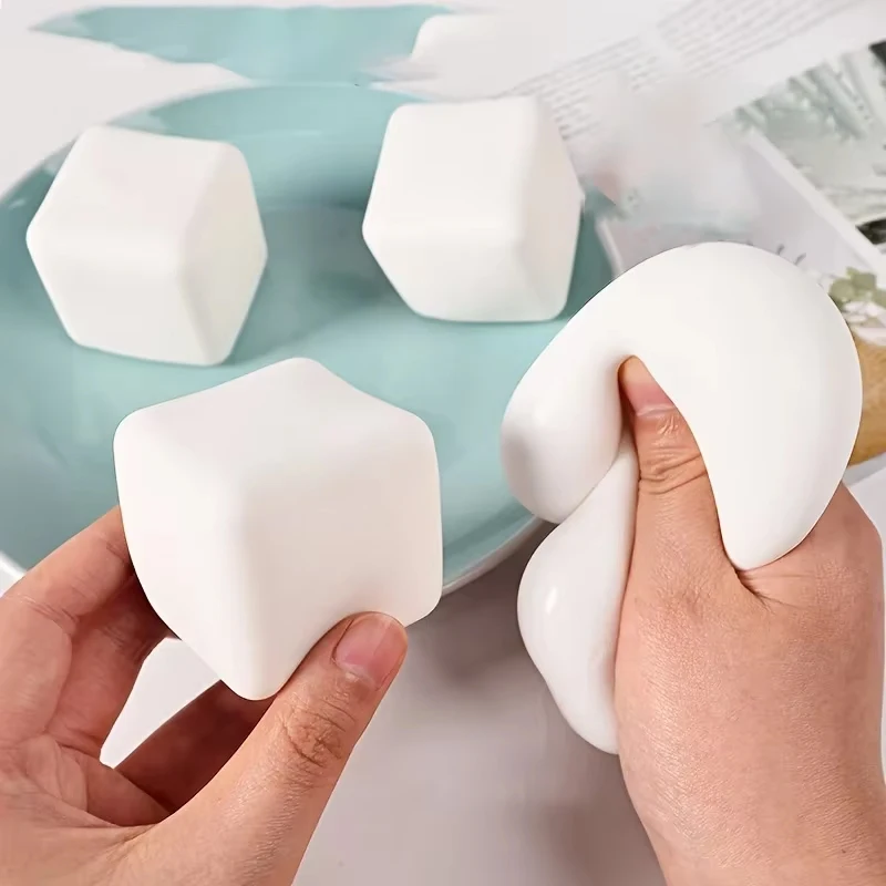 Divertido juguete sensorial de tofu para aliviar el estrés, bola de masa creativa para descompresión, juguetes Fidgets, regalos de cumpleaños para adultos y niños
