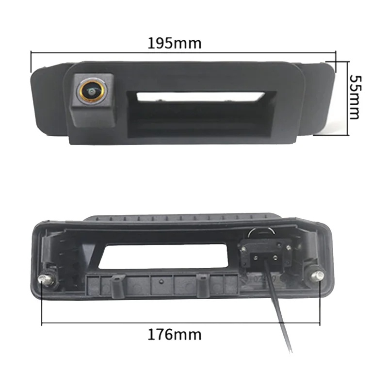 Cámara  visión trasera AHD 1080P para coche, cámara con mango  maletero para Merces Benz Clase C W205 CLA W117, cámara  respaldo