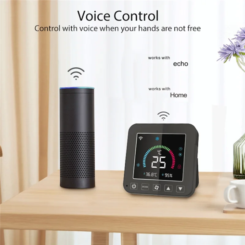 AA60-IR Moduł sterowania temperaturą i wilgotnością Klimatyzacja Sterowanie dla Google Home Alexa Tuya Wifi