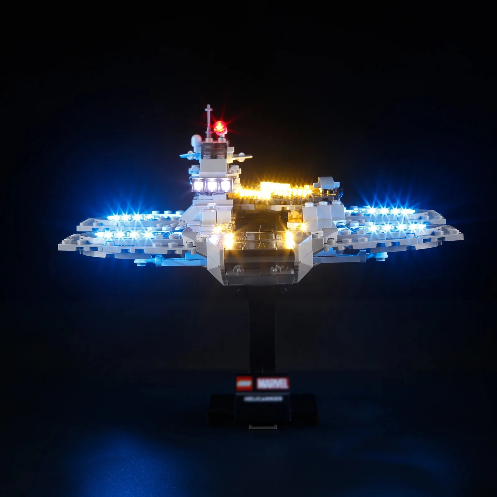 DIY LED Light Kit For LEGO 76295 The Helicarrier Building Block Set ( Only LED Light,Without Blocks Model)