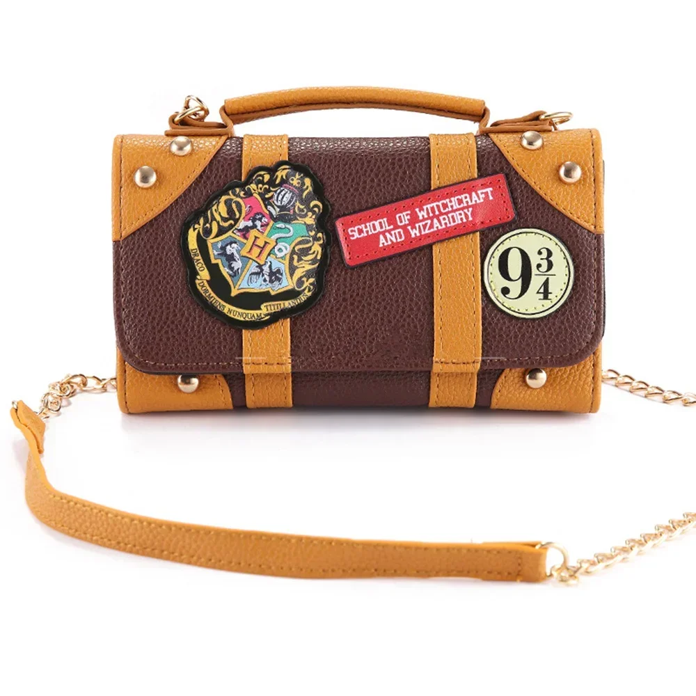 Hogwarts Handbag PU Mini Shoulder Bag School of Witchcraft and Wizarory Christmas Birthday Gifts Wallet Purse Cosplay Props