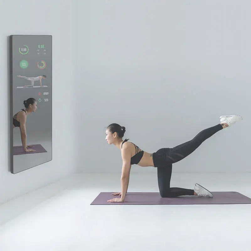 Smart Magic Mirror Fitness Mirror Virtual Fitting TV Mirror For Exercise