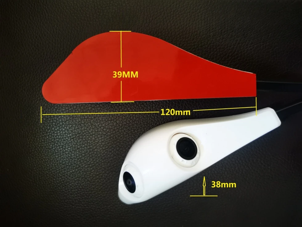 7-inch car rearview lens set ， 2 in 1 Car Auto Door Blind Spot Car Vehicle Side View Camera AHD 1080P Waterproof  No Drilling