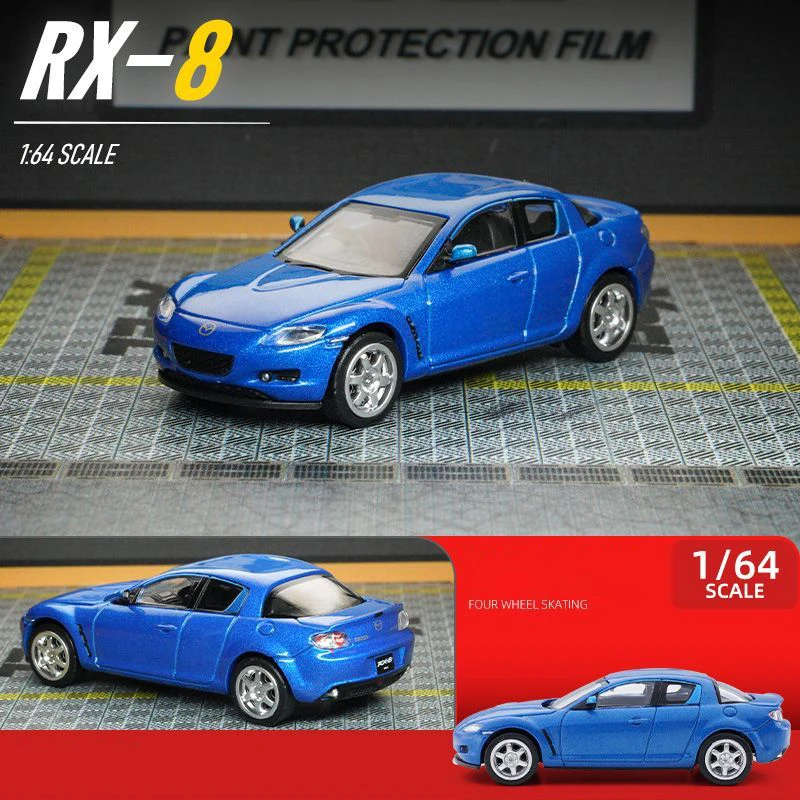 1:64 Mazda RX8 RX-8 Supercar Alloy Car Model Diecasts & Toy Vehicles Collect Car Toy Boy Birthday gifts