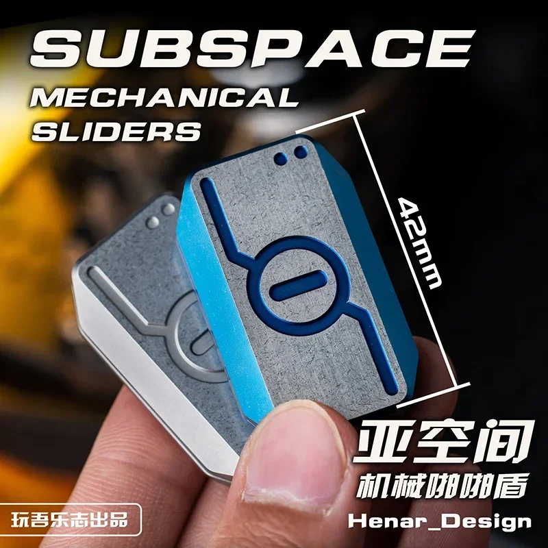 WANWU EDC Fidget Subspace Mechanical Sliders Metal Fidget Toy Cool Gadgets Office Anti Stress and Anxiety