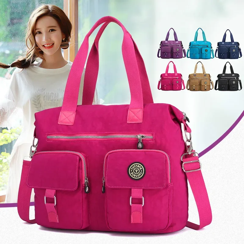 Waterproof Nylon Women Handbags Designer Large Capacity Shoulder Bag Female Crossbody Bags High Quality Ladies Messenger Bags 가방