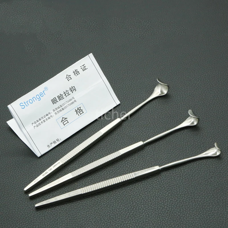 Suzhou Enhanced Eyelid Retractor Plastic Eyelid Tool Holding Tissue Pouch Small 8mm Retractor