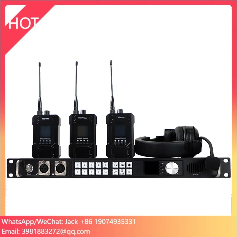 

910Pro 6-channel Wireless Interphone System Full Duplex Director Calling Communication System