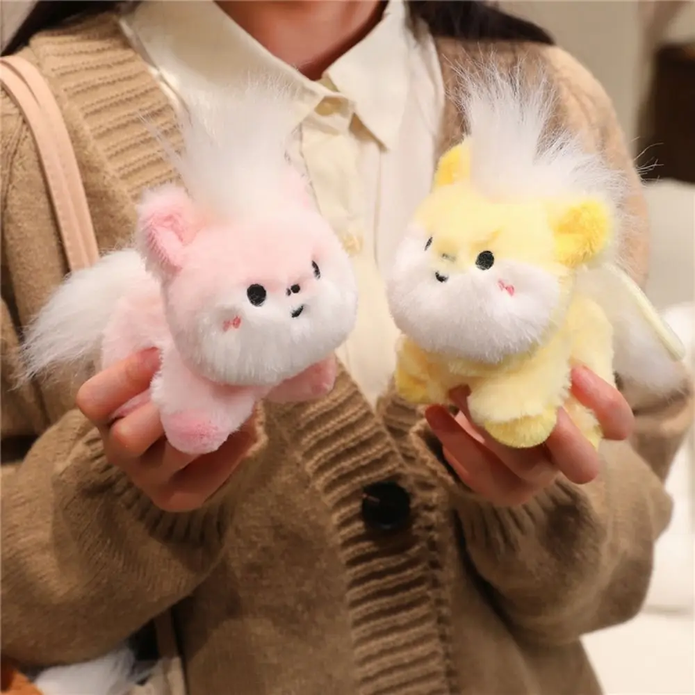 Funny Creative Mini Horse Cute Kawaii Cartoon Horse Keychain Long Hair Chinese Zodiac Horse Party Decor