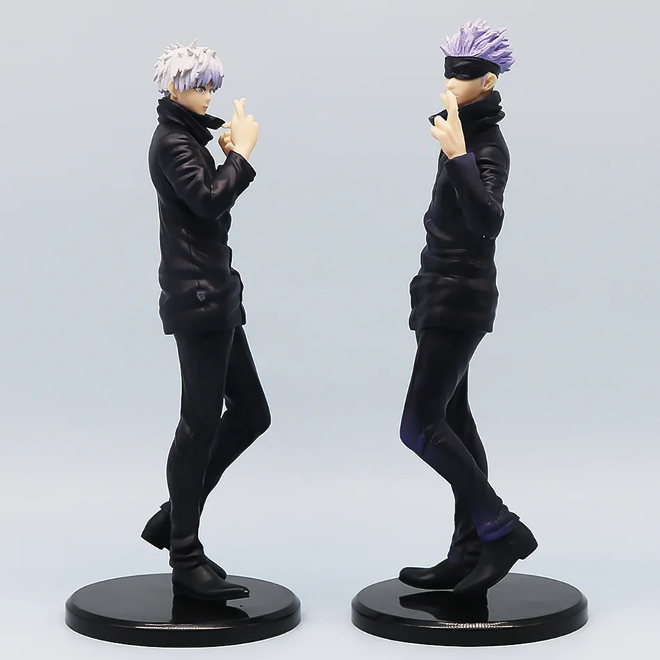 2 tipos de 18cm de Anime japonés Jujutsu Kaisen figura Gojo Satoru figura de acción juguetes en miniatura de PVC estatua coleccionable regalo para niños