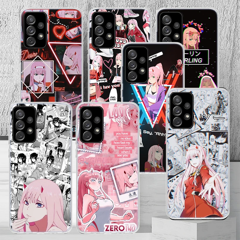 Zero Two Darling In The FranXX Phone Case Cover For Samsung Galaxy A55 A54 A52 A53 A15 A14 A12 A13 A25 A24 A22 A23 A35 A34 A32 A