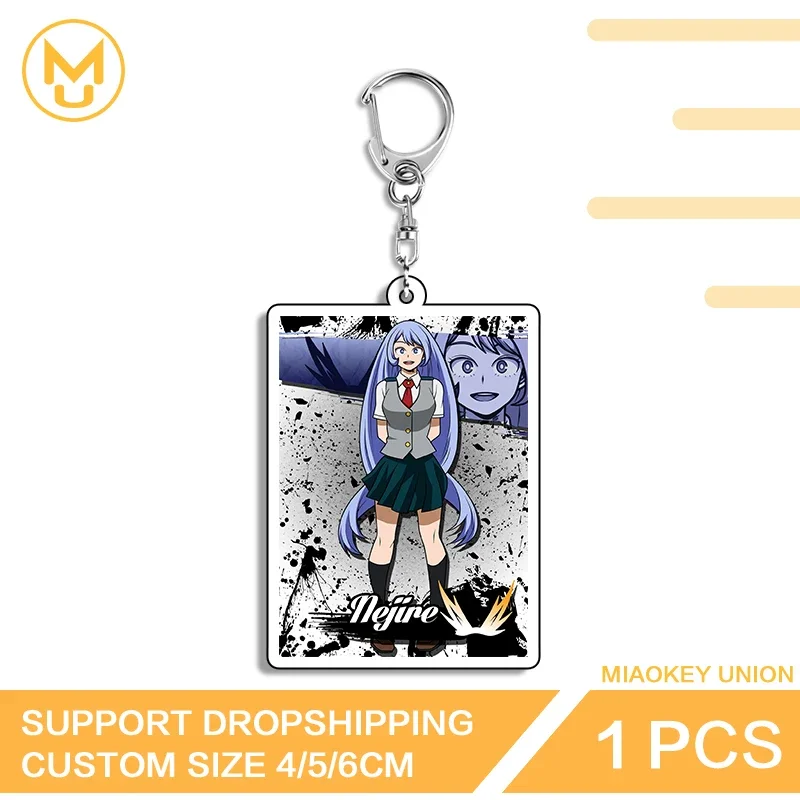 Porte-clés en acrylique Nejire Hado Deuxième Dimension, accessoires personnalisés pour la promotion de la personnalité, bijoux délicats sur le thème de l'anime, cadeaux