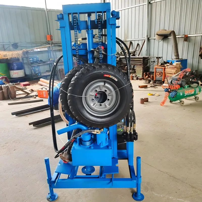 Reliable 120m Hydraulic Water Well Drilling Rig with Automated Pipe Handling for Increased Productivity