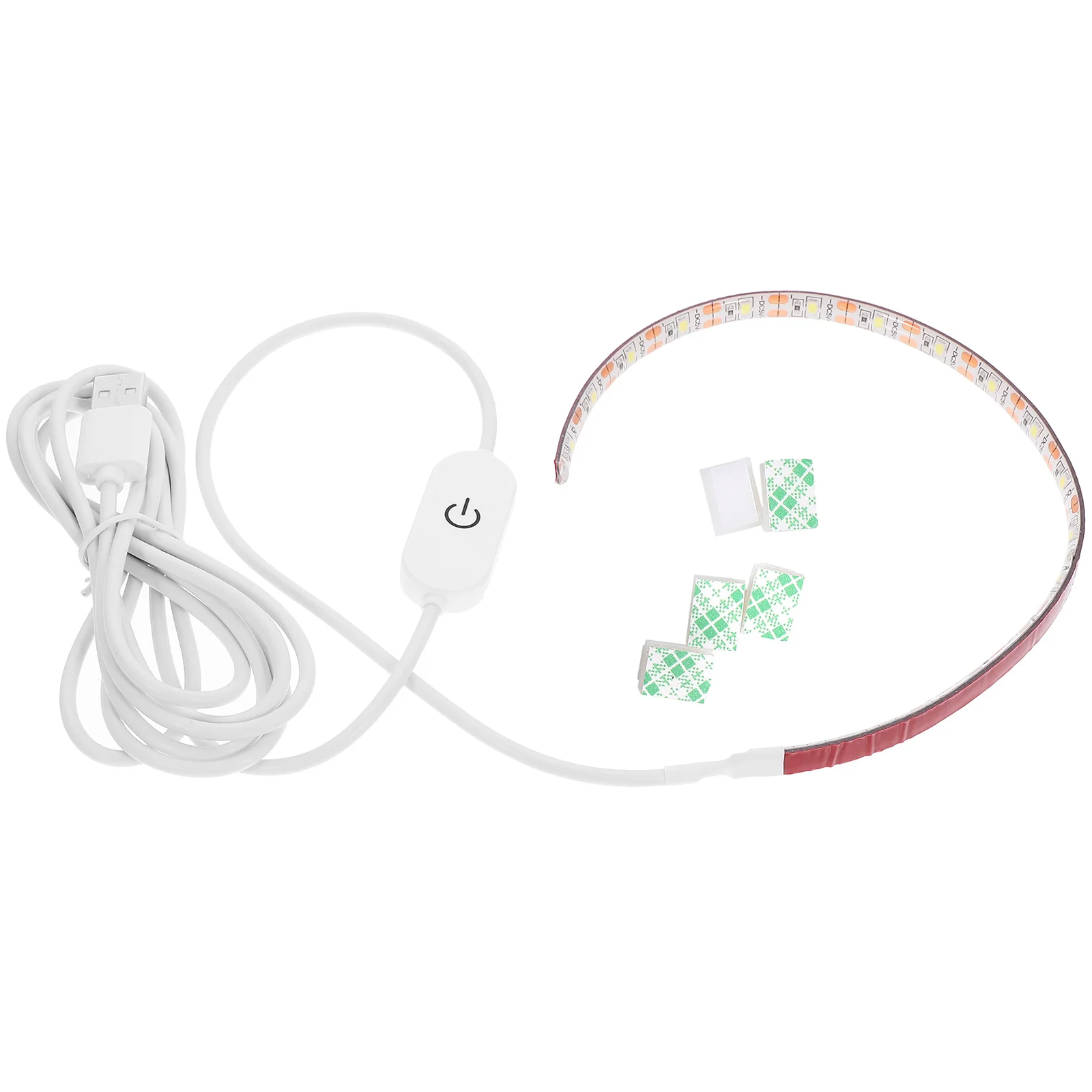 

2 Meters USB Interface LED Light Strip 5V Cold White 6500k Self-Adhesive Sewing Machine Ribbon Decoration LED Light Ribbons